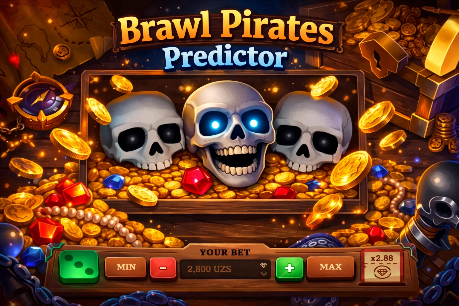 Predictive tool for the Brawl Pirates game
